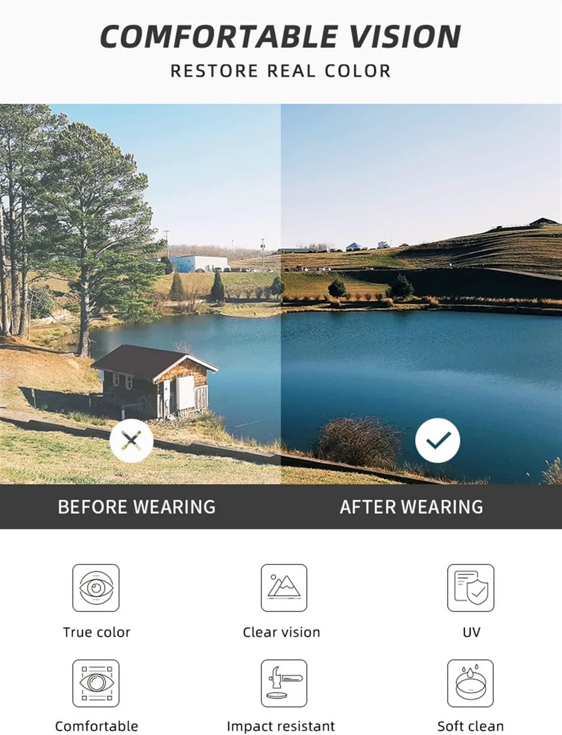 

Модные солнцезащитные очки в стиле хип-хоп для мужчин и женщин, для защиты от солнца на открытом воздухе и на пляже (Цвет: D, Размер: Средний) MTZJH, One Color