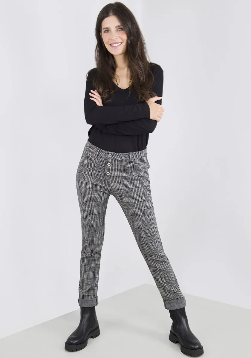 

Пожалуйста, джинсы скинни Please Jeans, цвет Nero Grigio
