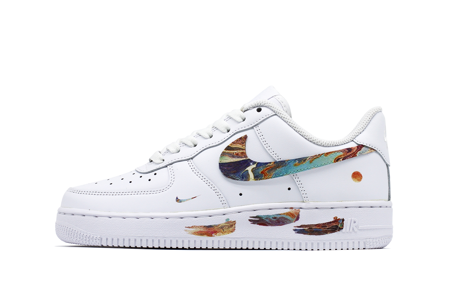 

Кроссовки Nike Air Force 1 Skateboarding Shoes Women's Low-top White/Red/Blue, белый