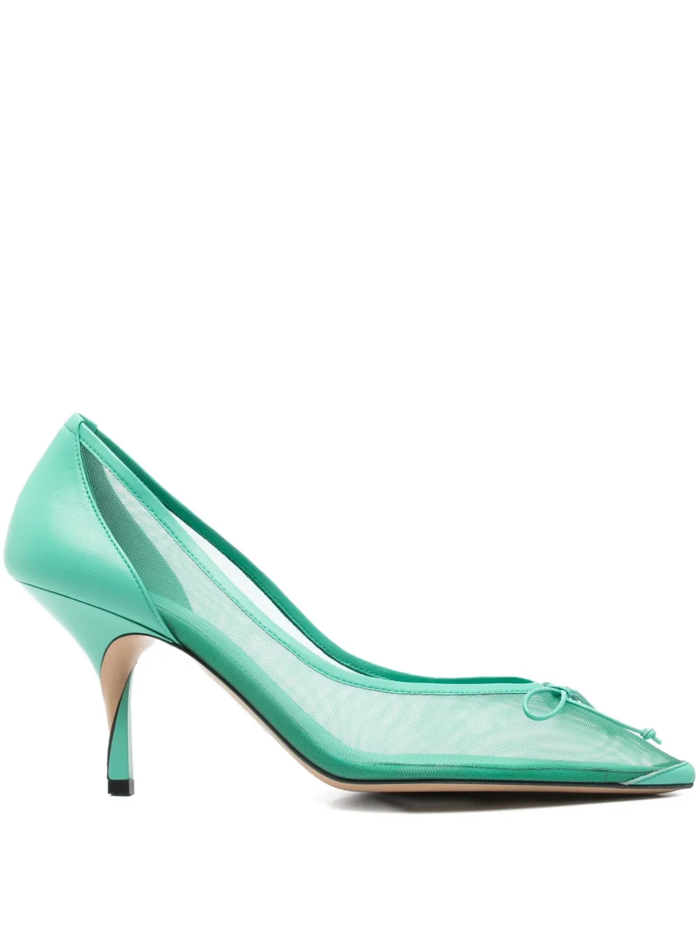 Туфли Les Escarpins Tourni 80 Jacquemus, зеленый