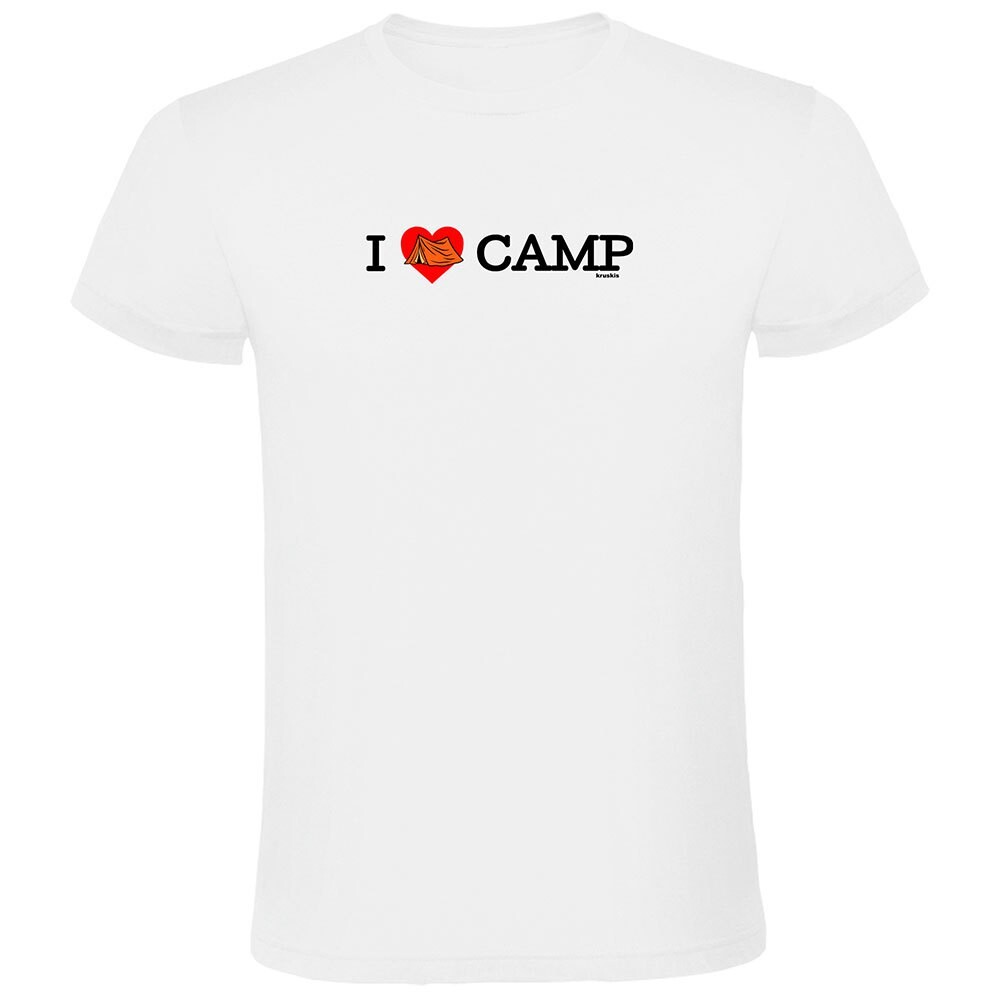 

Футболка с коротким рукавом Kruskis I Love Camp, белый