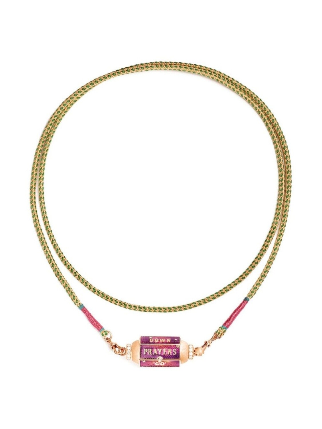 

Колье Prayers Box Love Locket из розового золота с бриллиантами Marie Lichtenberg, розовый