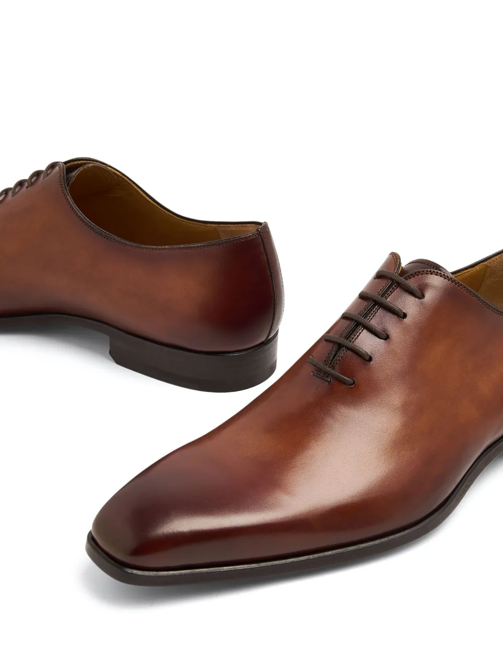 Оксфорды с миндалевидным носком Magnanni, коричневый — фото 2