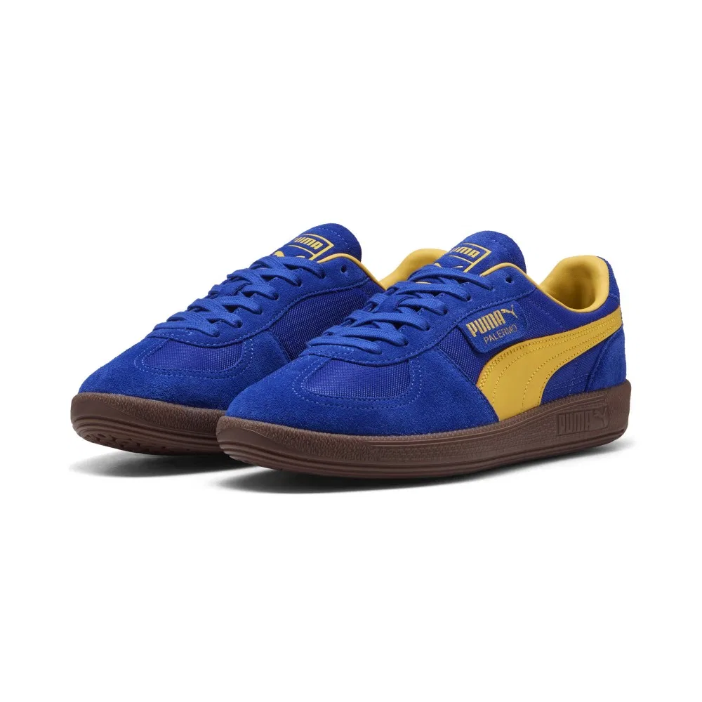 Мужские синие низкие кеды Puma Palermo Vintage Update