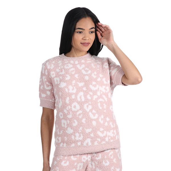 

Женский топ с коротким рукавом в леопардовом принте Memoi