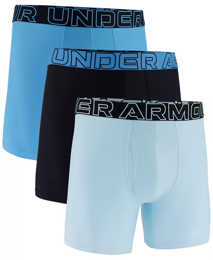 

Мужские боксеры Performance Tech Solid, 3 шт., 6" Under Armour, синий
