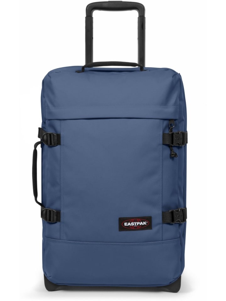 

Дорожная сумка на колесиках "Eastpak Rolltasche Wheeled Luggage Tranverz" синего цвета Eastpak