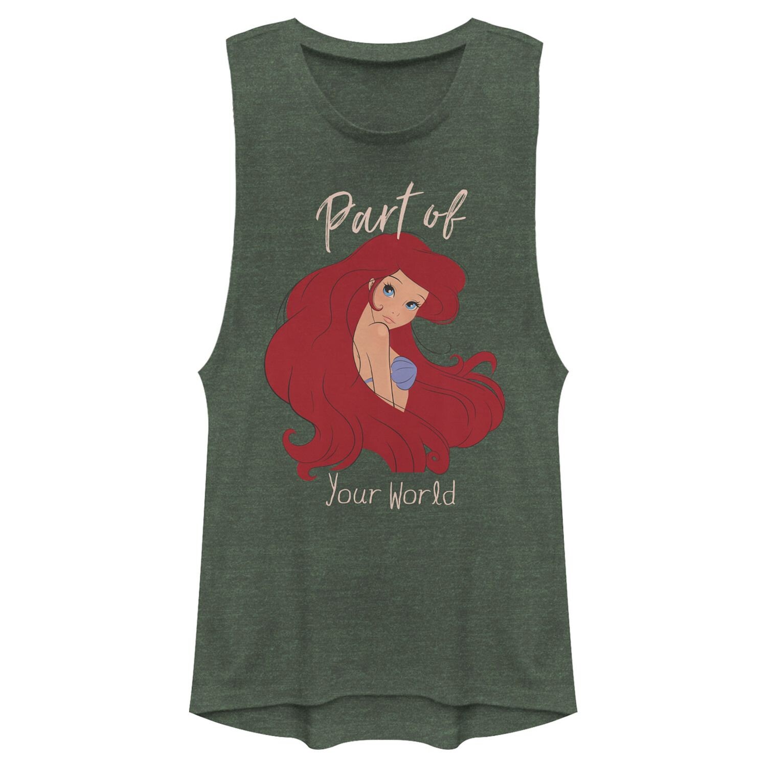 

Ариэль «Русалочка» Диснея «Your World Muscle Tank» Licensed Character