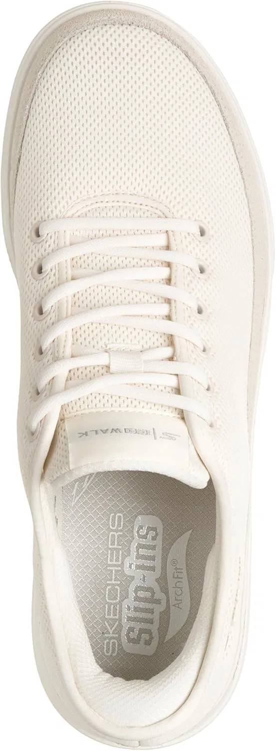 Мужские слипоны Skechers: кроссовки Go Walk Commuter Carson, Cream White — фото 3