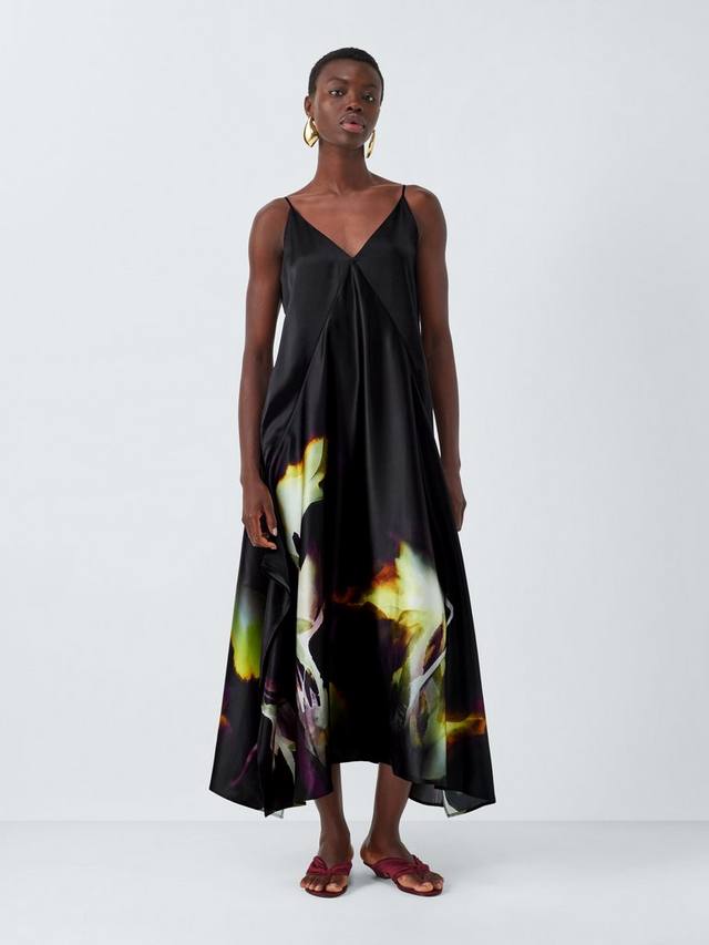 

Бесплатное платье миди из шелка Editions John Lewis, Violetta Bloom