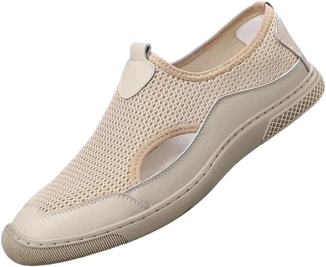Мокасины мужские дышащие Beige