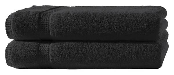 

2 шт Набор полотенец One-Home Frottee 70x140 cm, 70x2x140 см, черный