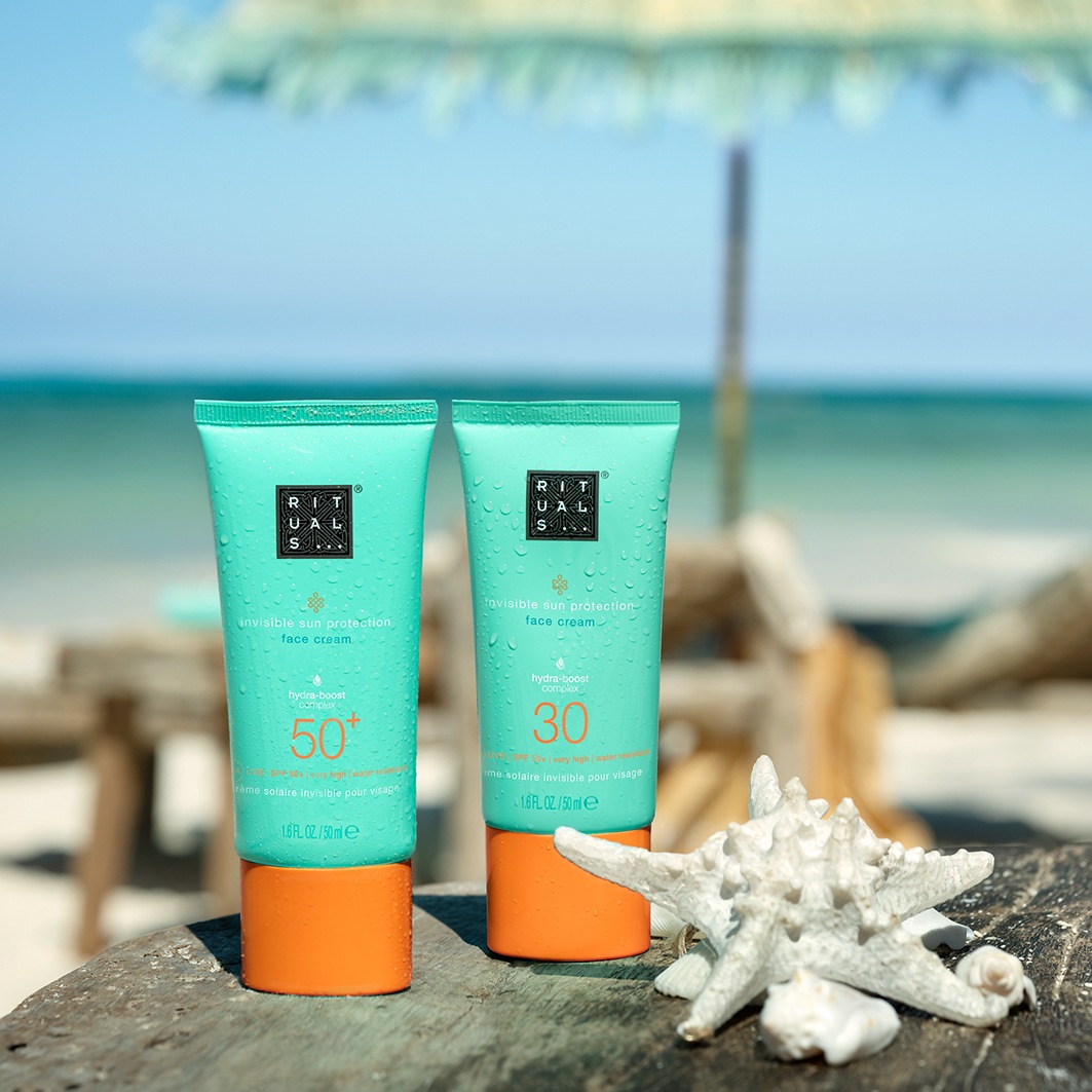 Солнцезащитный крем the ritual of karma sun protection face cream spf 50+ Rituals, объем 50 мл — фото 3