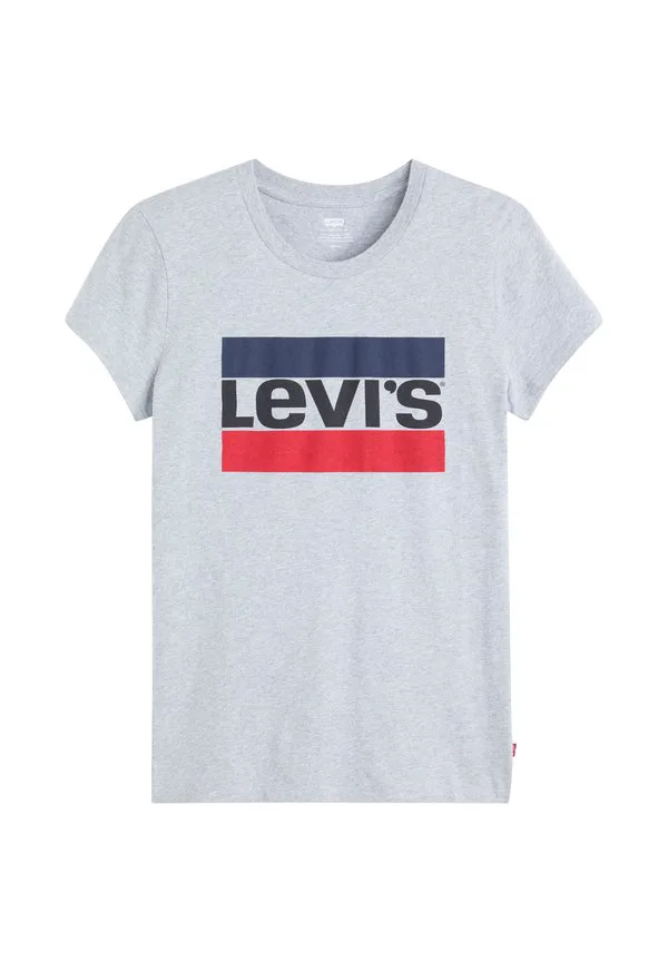 Идеальная футболка с принтом Levi'S, Heather Grey — фото 4