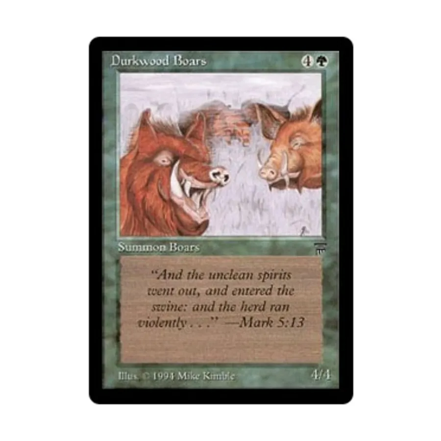 

CCG Дарквудские кабаны (клавиша C), MTG - Legends