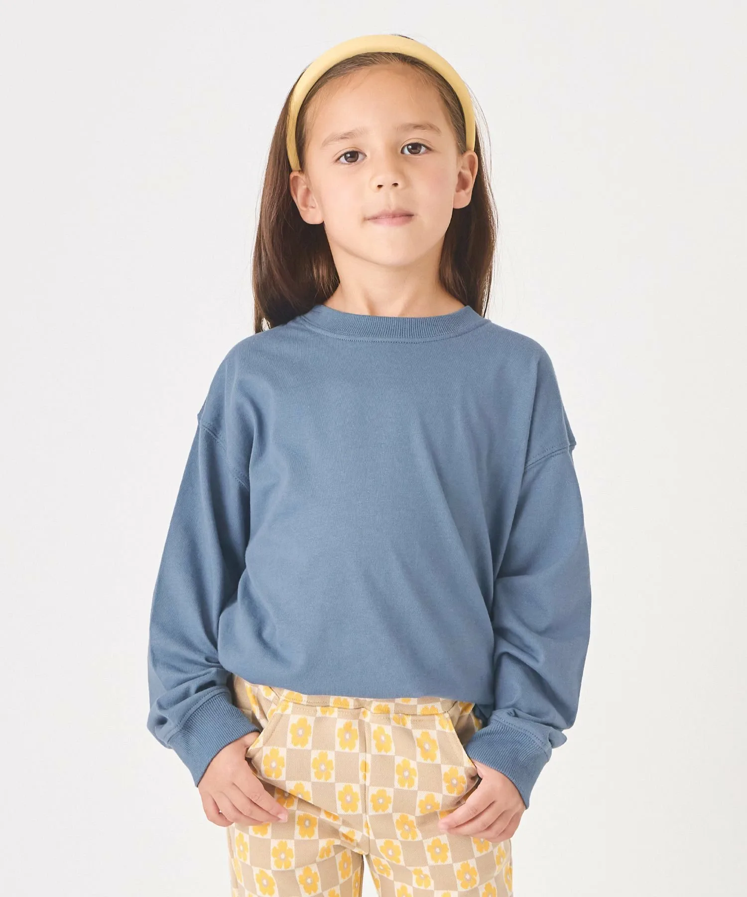 Футболка с крупным силуэтом Ever Closet, Matte Blue