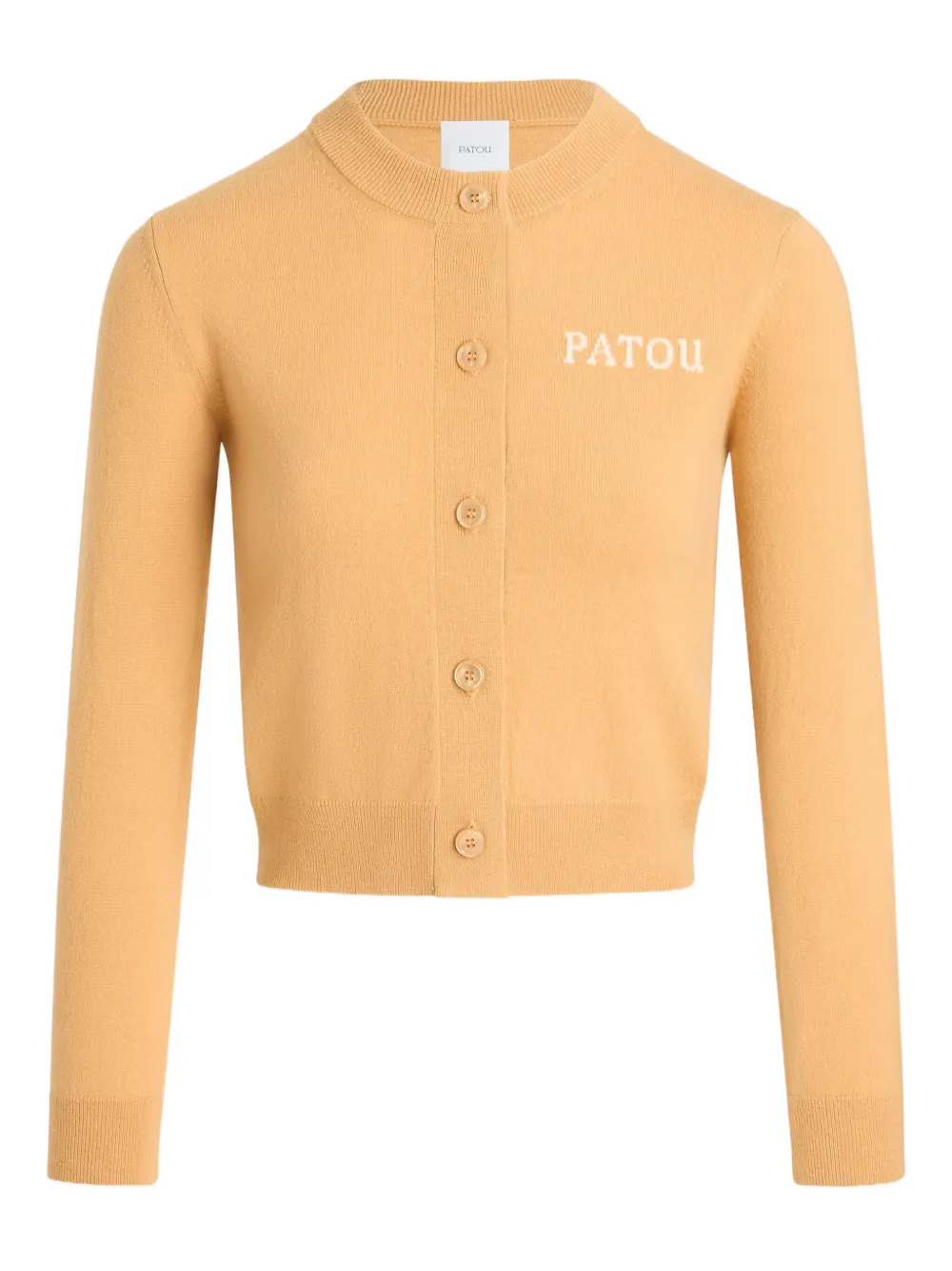 

Кардиган вязки интарсия PATOU, оранжевый
