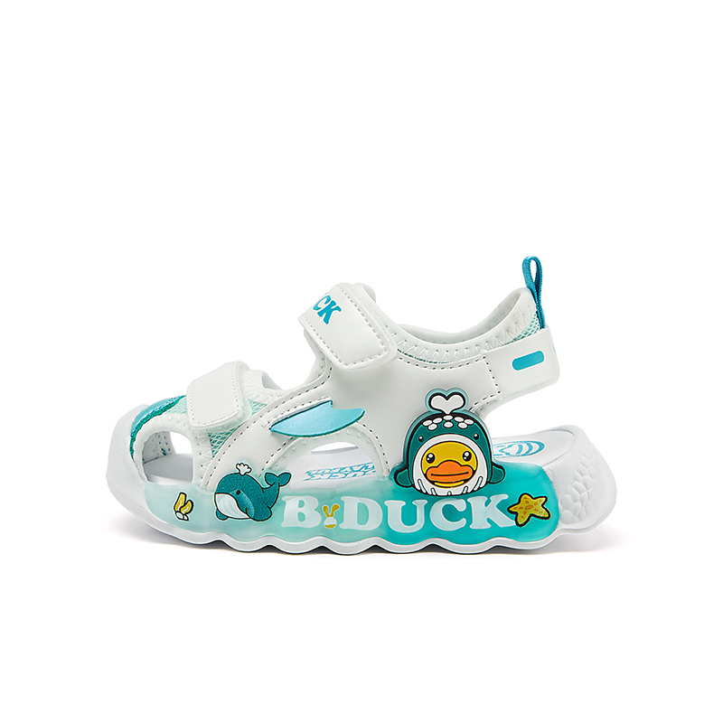 

B.Duck Желтые детские сандалии Duck устойчивые к истиранию дышащие легкие с амортизацией для детей от 3 до 7 лет