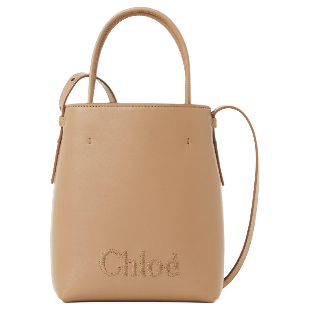 

Chloe Сумка Через Плечо из Коровьей Кожи Женская Верблюжья Chloé