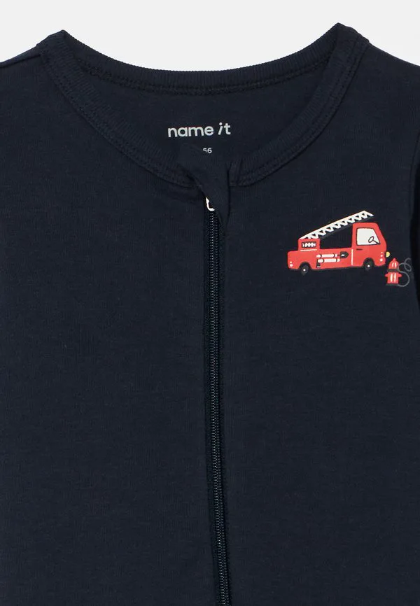Пижама nbmnightsuit firetruck (2 шт.) Name It, Grey Melange — фото 4