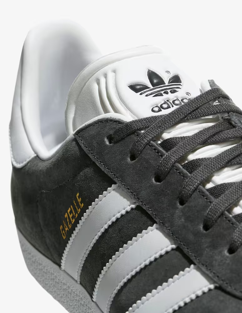 Кроссовки Газель Adidas Originals, серый — фото 4