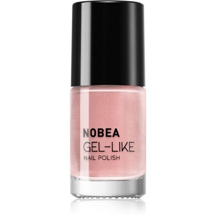 

Лак для ногтей с эффектом геля NOBEA Metal - Shimmer Pink, 6 мл