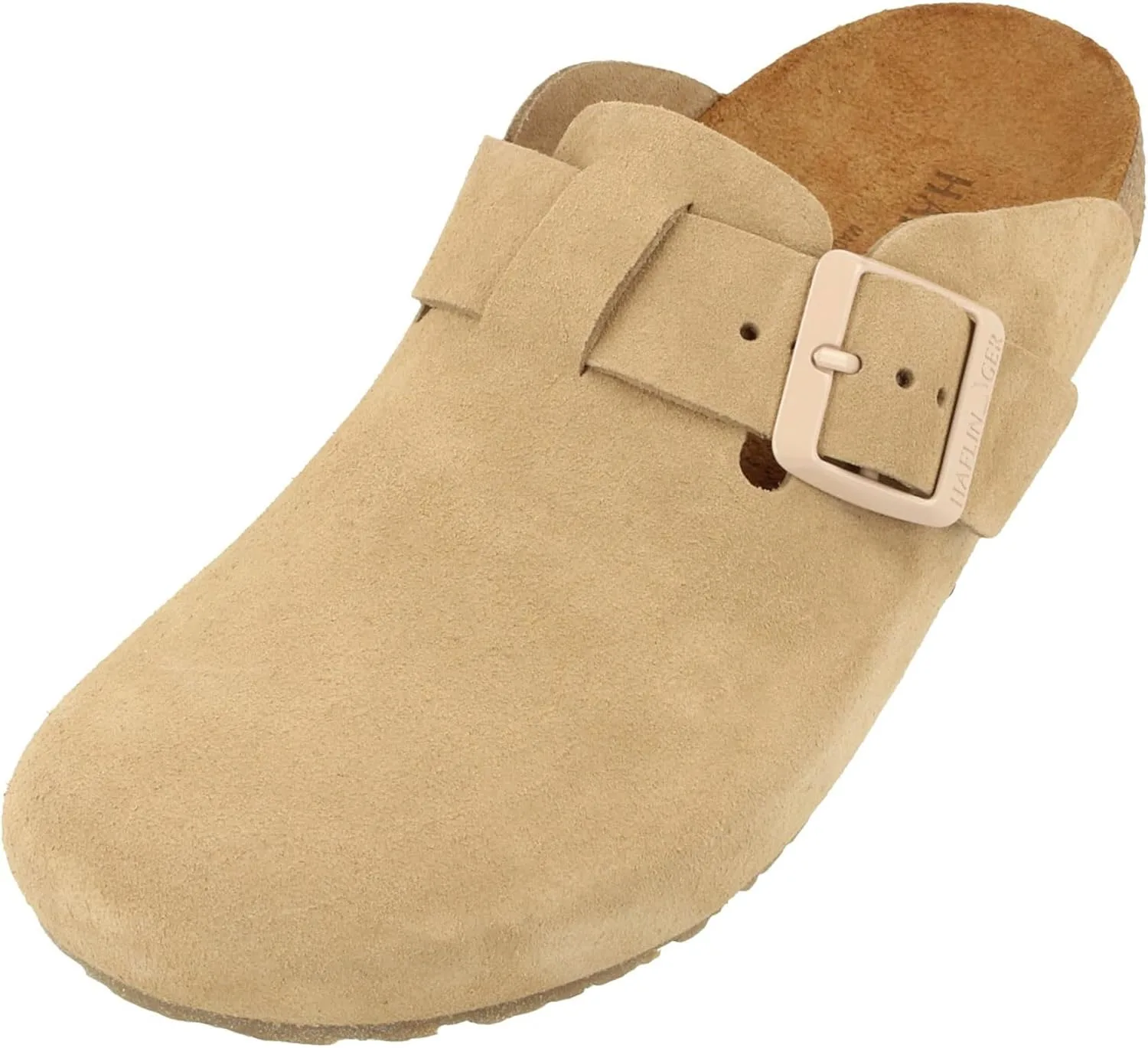 HAFLINGER Porto: Кожаные сабо для комфорта, капучино