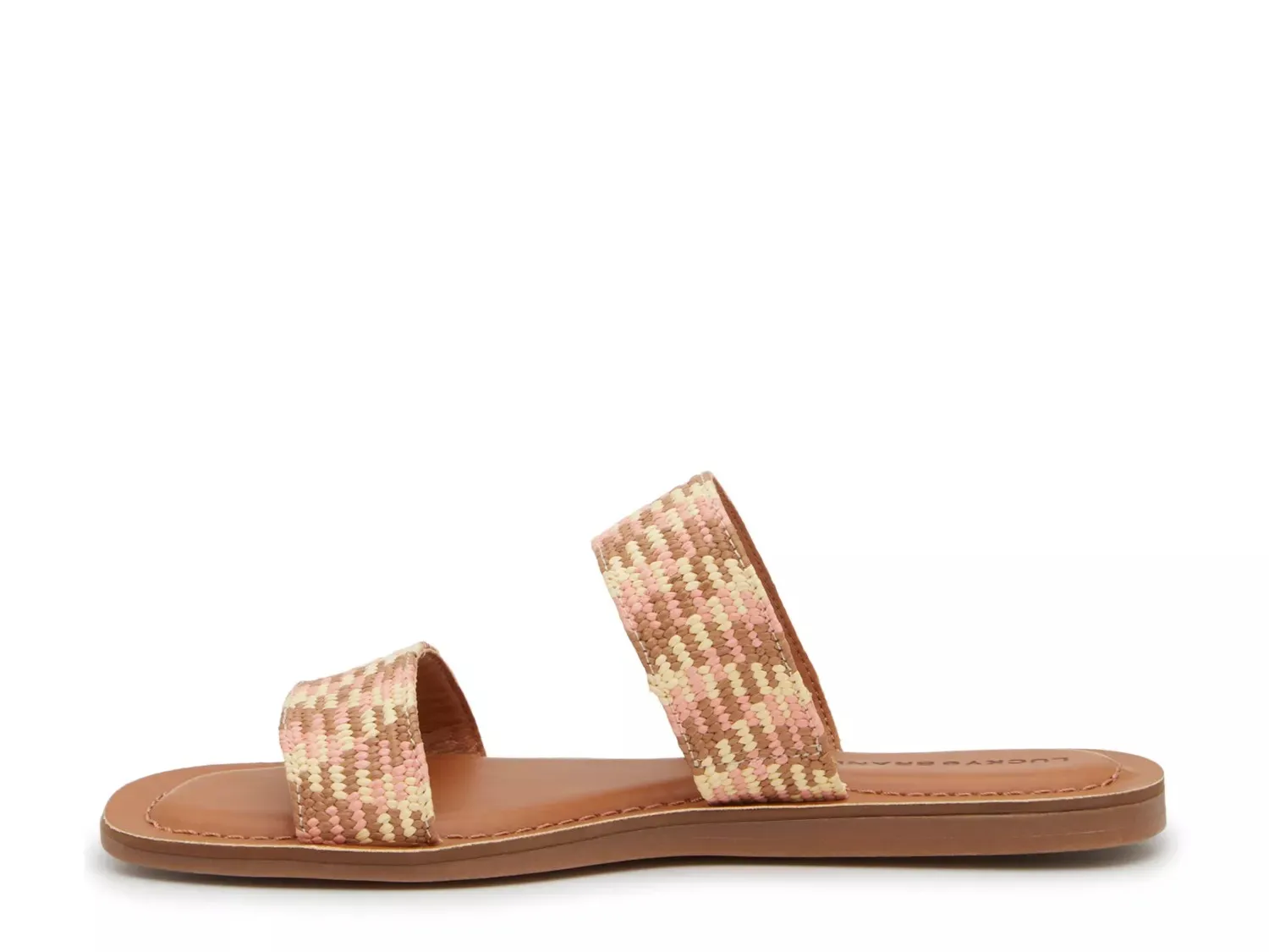 Сандалии Lucky Brand Bessly, цвет Sahara Sun Pink/Brown/Beige — фото 3