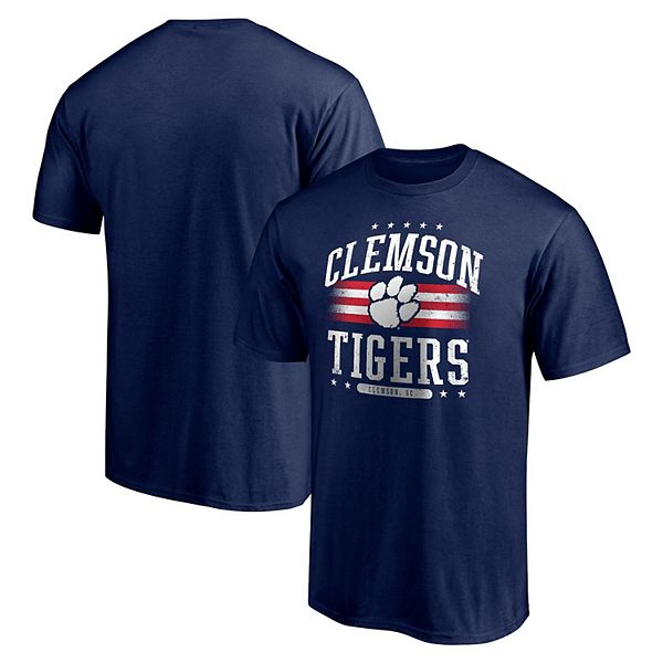 

Мужская футболка americana navy clemson tigers Unbranded