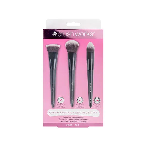 

Набор кистей Cream Contour And Blush Set Brushworks, 1 UD