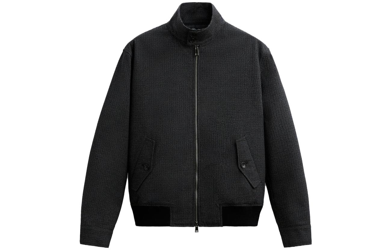

ZARA Куртка мужская серый/синий