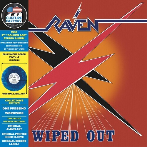 

Виниловая пластинка Raven: Wiped Out - Orange & Blue Smoke