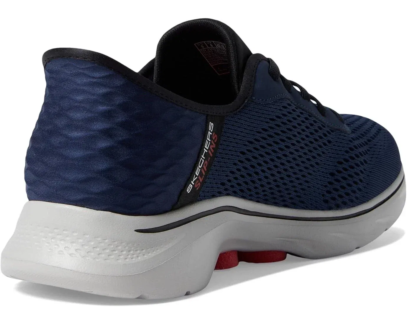 Мужские кроссовки Skechers GO Walk 7 - Easy On 2, синие, модель HAWK3119 — фото 4
