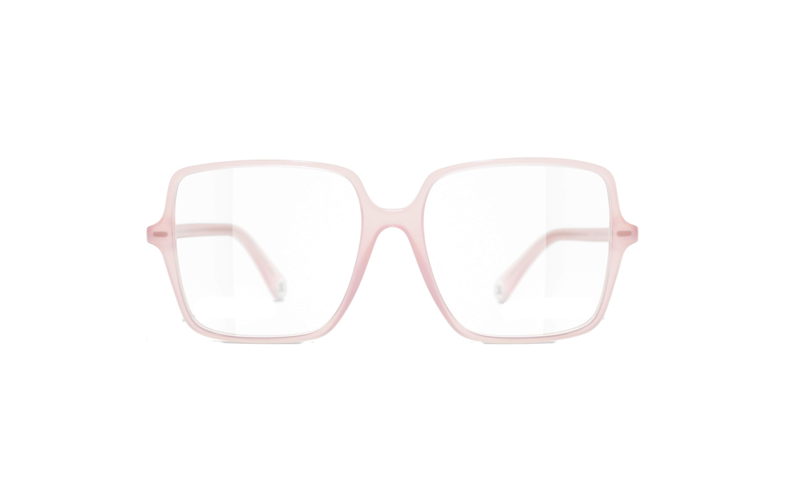 

CHANEL Ацетатные квадратные очки для женщин Pink