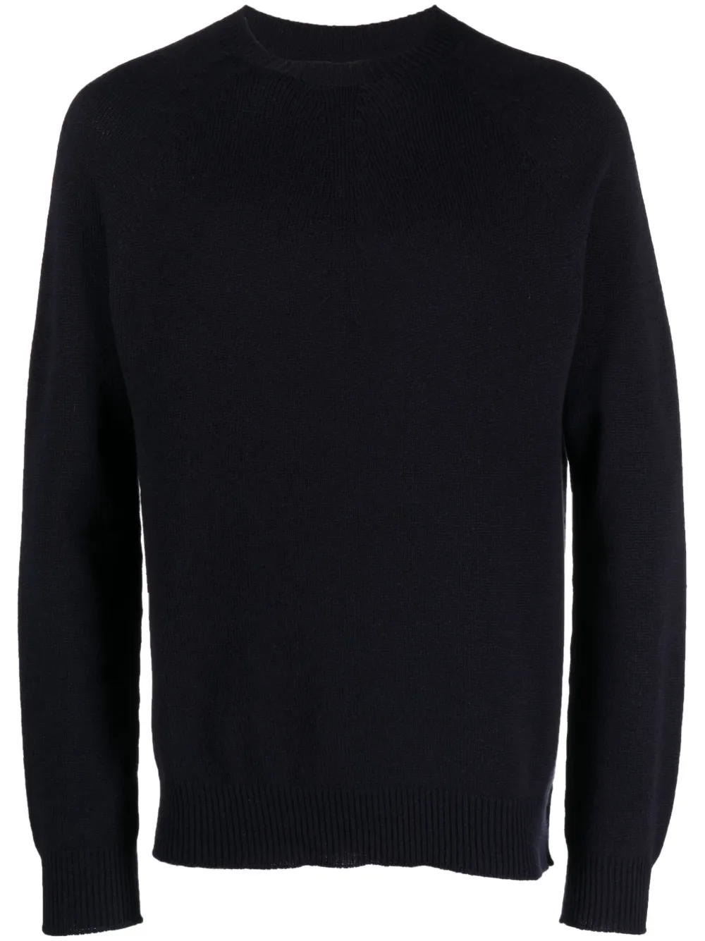 

Кашемировый джемпер с круглым вырезом JIL SANDER, синий