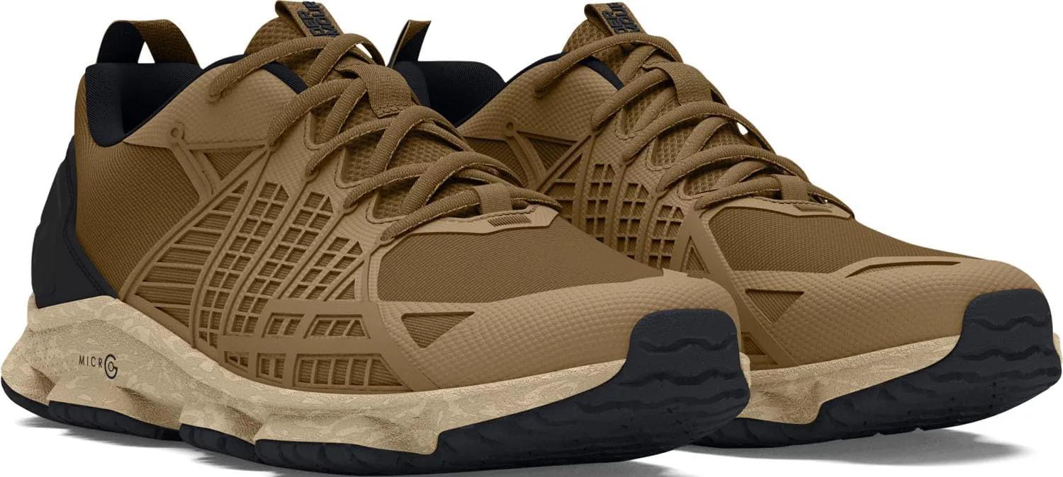Мужские кроссовки для бега Under Armour Micro G Strikefast Trail, хаки/черный — фото 3