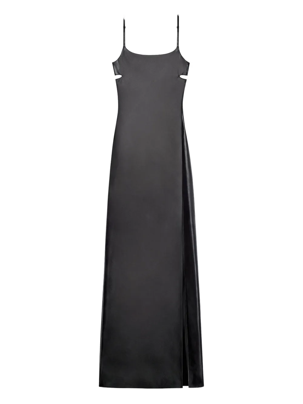 

Длинное платье с вырезами Courrèges, черный