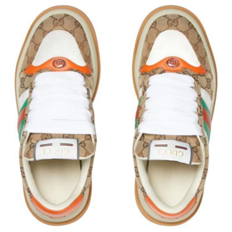 GG Low-Top Skateboard Shoes Men's Dark Brown GUCCI — фото 4
