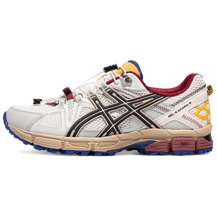 

ASICS Гелевые Кехана 8 Лоу Топ повседневные городские кроссовки для комьютинга мужские белый черный красный, цвет White Black Red
