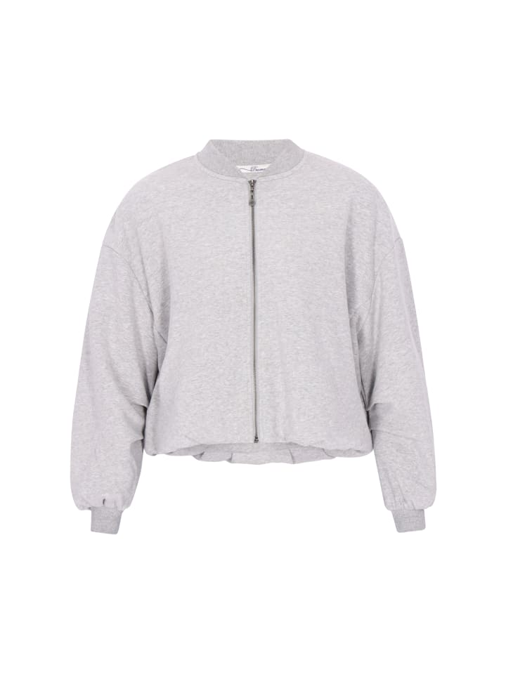 

DreiMaster Женская толстовка серого меланжевого цвета, Серый, DreiMaster Женская толстовка серого меланжевого цвета