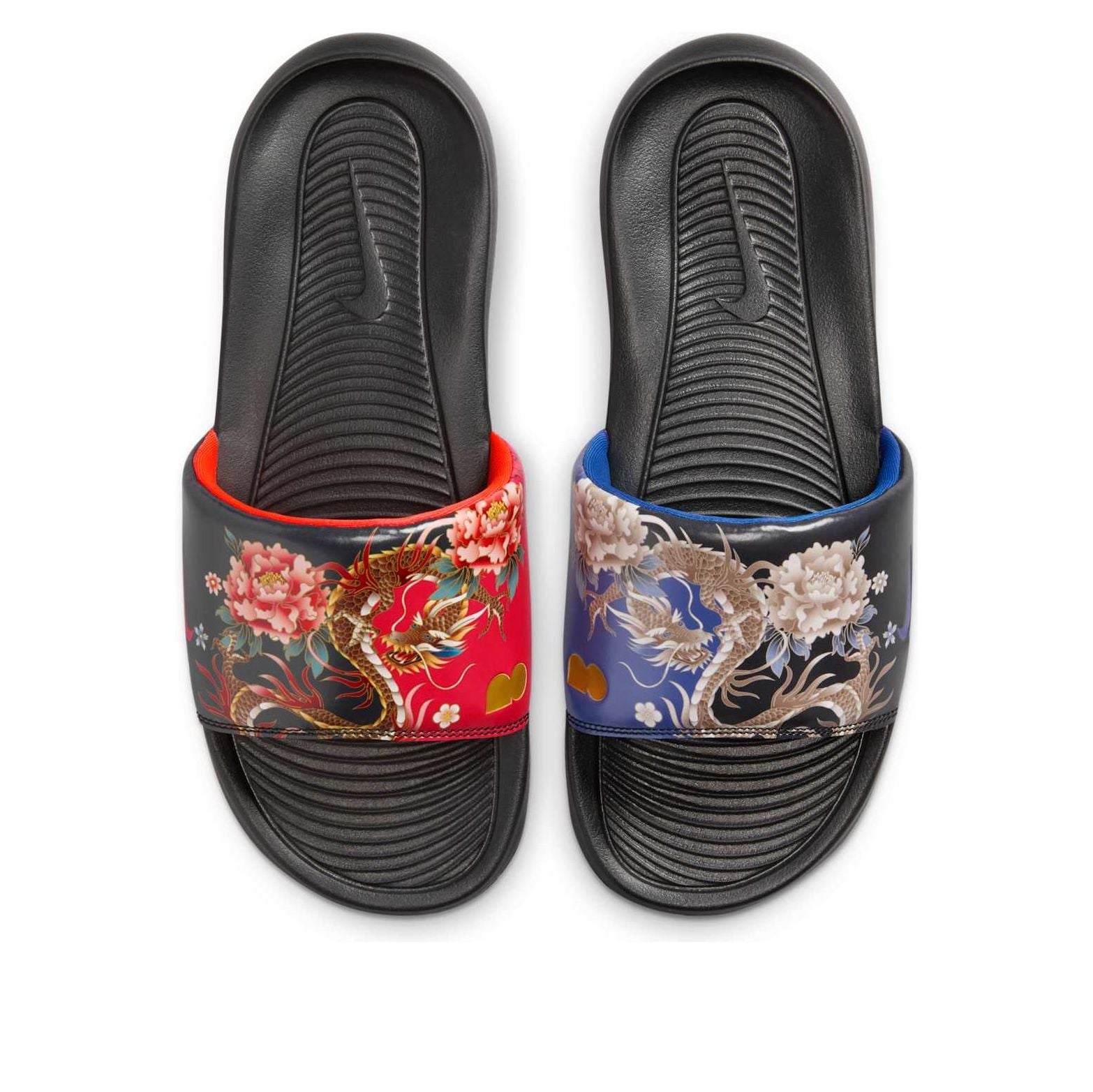 Шлепанцы (WMNS) Nike x Naomi Osaka Victori One Slides 'Floral Mythical Dragon' — фото 4