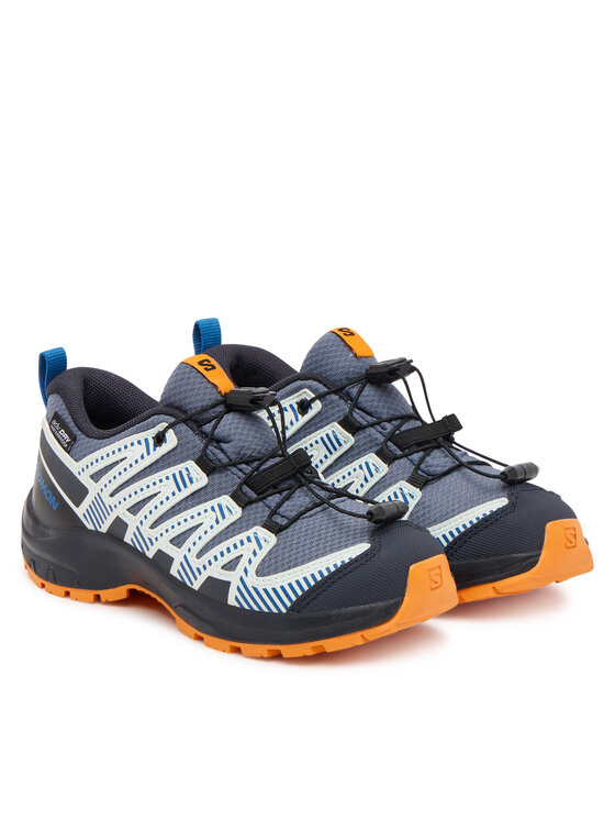 Треккинговые ботинки женские Salomon Xa Pro V8 сетчатые, серый — фото 2