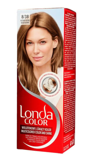 

Краска для волос 8/38 бежевый блондин Londa, Color Cream