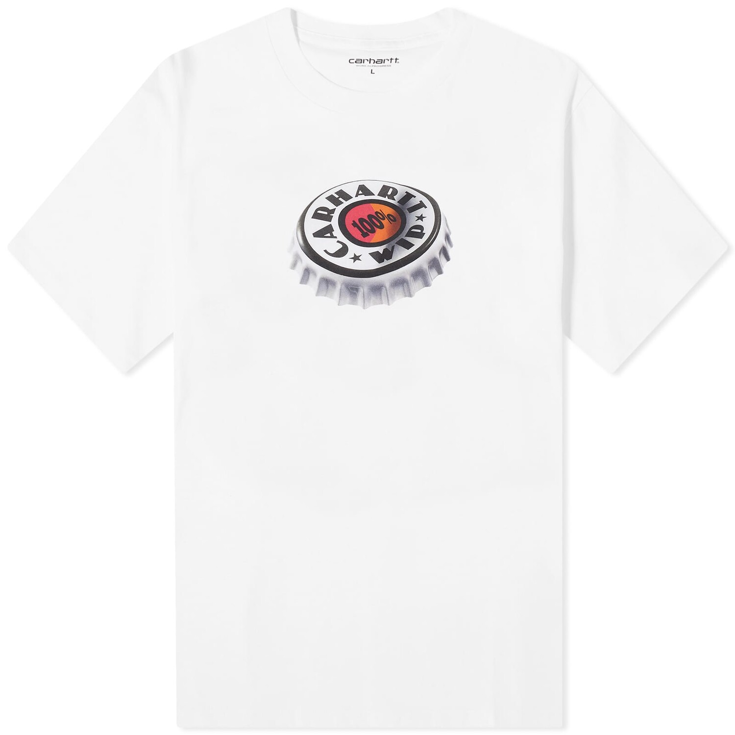 

Футболка Carhartt Wip Bottle Cap, белый