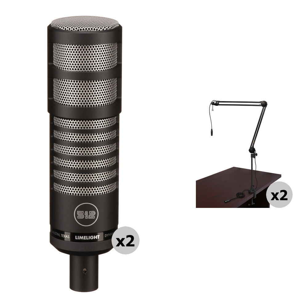 

Динамический микрофон 512 AUDIO Limelight Dynamic Vocal XLR Microphone Kit with Boom