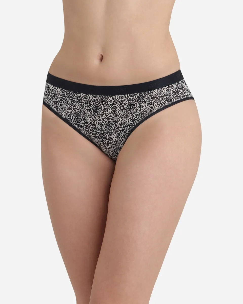 

Набор из 3 эластичных хлопковых трусов с принтом Dim, мультиколор