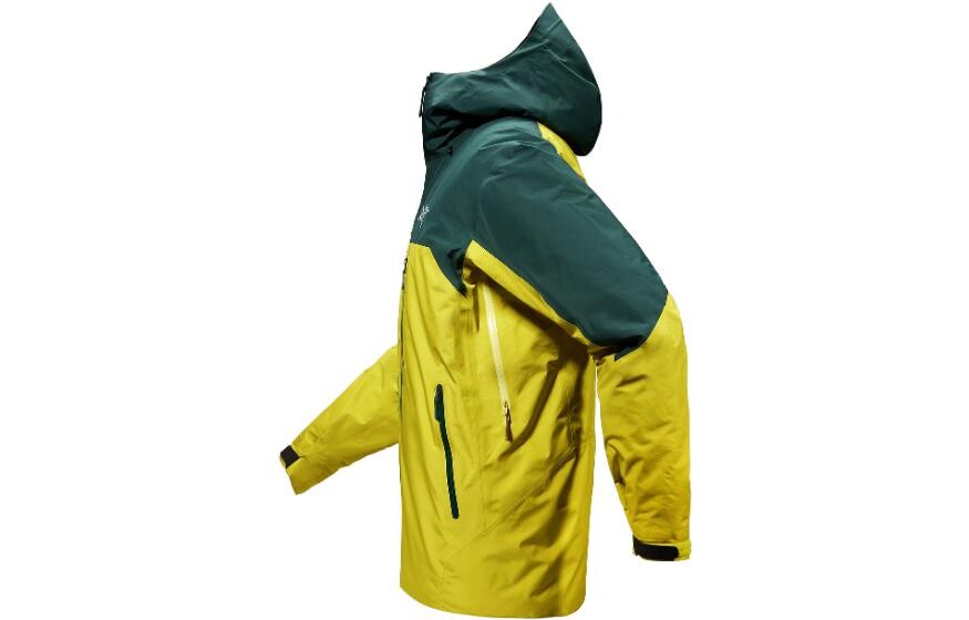 Куртка мужская Arcteryx Beta Series, зеленый / желтый — фото 3