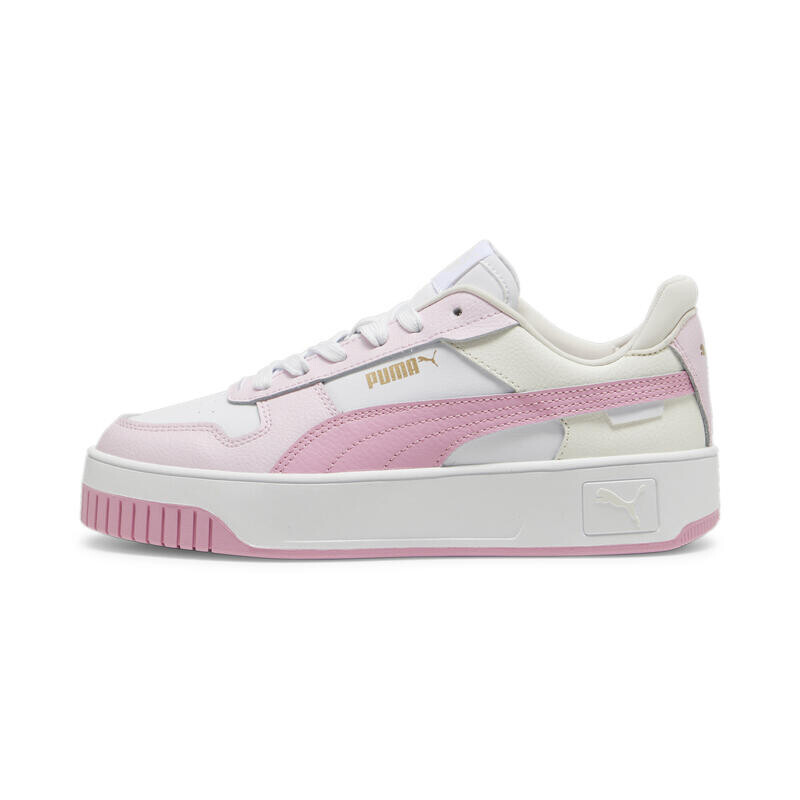Женские кроссовки Carina Street PUMA White Pink Lilac Gold — фото 3