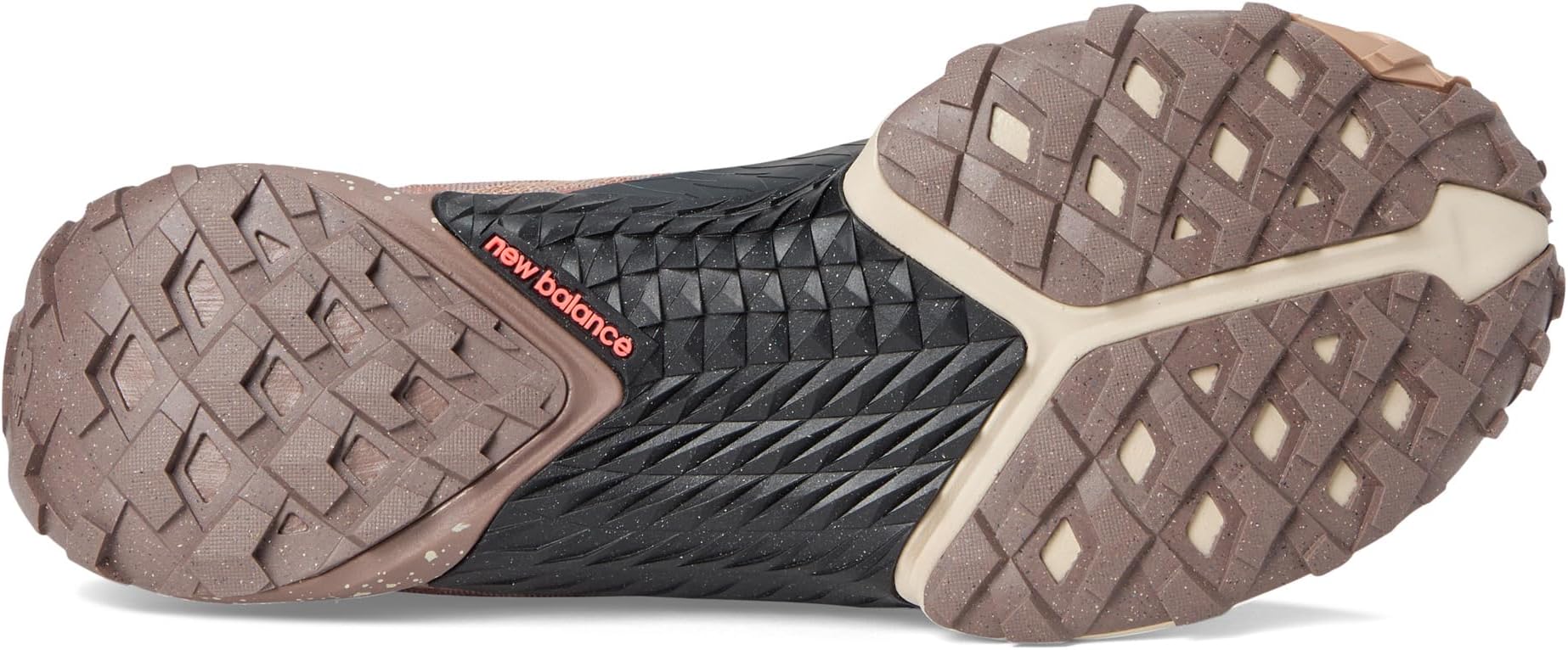 Кроссовки New Balance Minimus Trail, цвет Urgent Red/Flat Taupe/Bisque — фото 3