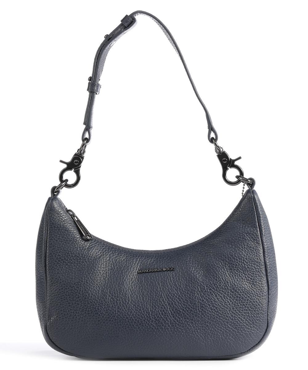

Сумка на плечо из мягкой кожи из зернистой телячьей кожи. Mandarina Duck, синий